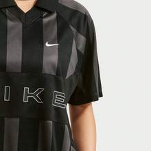 Nike Áo thun nữ tay ngắn cổ bẻ AS W NSW STREET OS SS STRP JSYPOLO TIOQ0914-010 - màu đen - Xem 4
