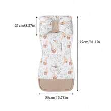 1 Piece Baby Stroller Seat Cushion, Cartoon Rabbit Pattern, Comfortable Cushion With Headrest, Reversible For All Seasons, Suitable For Daily Use - Multicolor - View 6