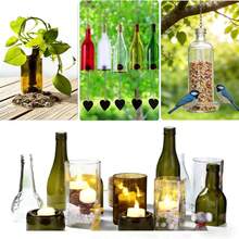1PC Multi-Function DIY Glass Bottle Cutter Machine, Industrial Style Black Alloy Bottle Cutting Kit With Stable Rollers Scale Marking Precision Cutting Tool For Wine Beer Liquor Bottles Craft Projects Party Decorations - A - View 9