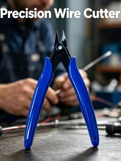 Precision Wire Cutters Electronic Pliers Mini Diagonal Cutters Sprue Cutters Electrician Wire Trimming Scissors With Lock Diy Hand Tool Pliers