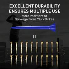 Dudukan Tee Golf dengan Penyangga Bola Dua Lapis, Matras Plastik Golf, Paket Hemat, Menampilkan Warna Cerah dan Desain Melebar untuk Mengurangi Gesekan dan Meningkatkan Visibilitas - MultiWarna - View 7