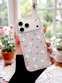 Ốp điện thoại in họa tiết hoa dâu tây đính hạt viền hồng, tương thích với iPhone 13/15/16/17pro/17/14/17/15pro/15 Plus/15 Promax/7plus/8plus/X/Xs Max/Xr/11pro/12pro/13pro/14pro/12mini/13mini/11promax/12promax/13promax/14promax/14plus/17pro Max/17Air/6/6s Plus/7/8/16Pro/16plus/16promax/Se2/17promax & Tương thích với Samsung Galaxy/A54/A14/A12/A13/A15/A32/A33/A24/A52S/S20/S21/S22/S23/S24/S23Plus/S24ultra/S25/A15/A33/A23/A07/A17/S26/A56/A57 - Nhiều màu - Xem 4