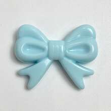 12pcs Pastel Color Bowknot Acrylic Beads, Smooth Ribbon Shaped Spacer Beads For Jewelry Making Diy Bracelet Necklace - Multicolor - View 15