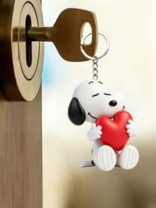 Cartoon Snoopy Keychain Pendant For Car Decoration, Small Accessory For Girls, Mood-Themed Gift For Couples, Small Present For Lovers - Irregular - View 2