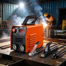 Soldadora Inversora Mini MMA-250, 110V, Estándar Estadunidense, Portátil para Uso Doméstico, Juego Completo - Tipo de Enchufe A USA (110-127V) - Ver 2