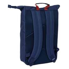 | Double School Backpacks El Pulpo For Laptop And Tablet, Padded Anti-Theft Back Compartment, Double Pull On Main Zipper, Front Zipper Pocket, Top Handle, Navy - Option 11 - View 3