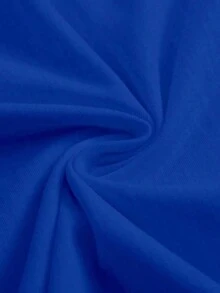 GiftCamiseta de  con Estampado de Pascua Feliz y Conejo Colorido para Fiestas de PrimaveraSoft - Azul - Ver 4