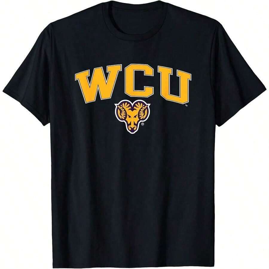 Officially Licensed West Chester Golden Rams T-Shirt With The Arch Logo - White - View 1