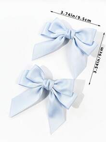 Hair Clips - Light Blue - View 4