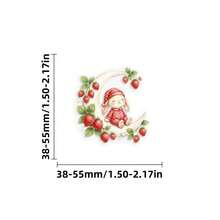 50张透明草莓动物PET贴纸，红色水彩猫兔图案，可用于水瓶、笔记本电脑、手机壳、背包、行李箱、日记本、计划本和房间装饰，返校季必备 - A - View 9