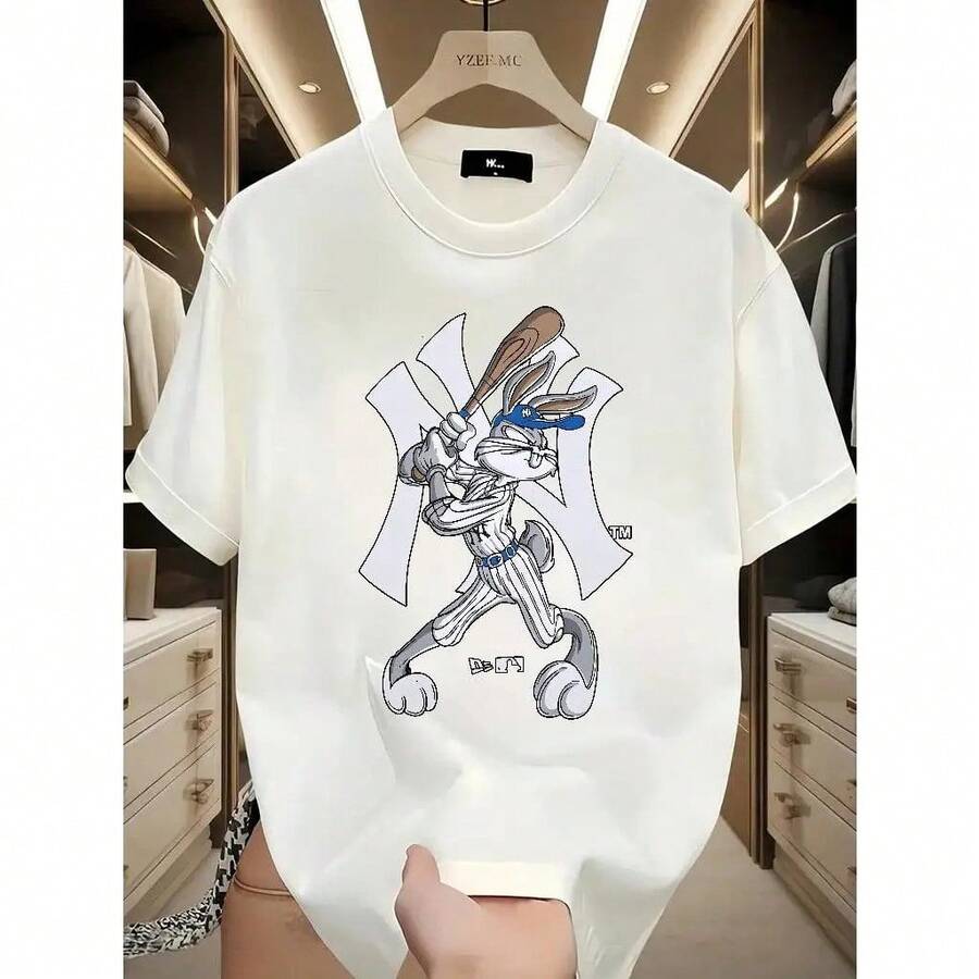 Playeras de Algodón Unisex estilo Urbano.I68 - Blanco - Ver 1