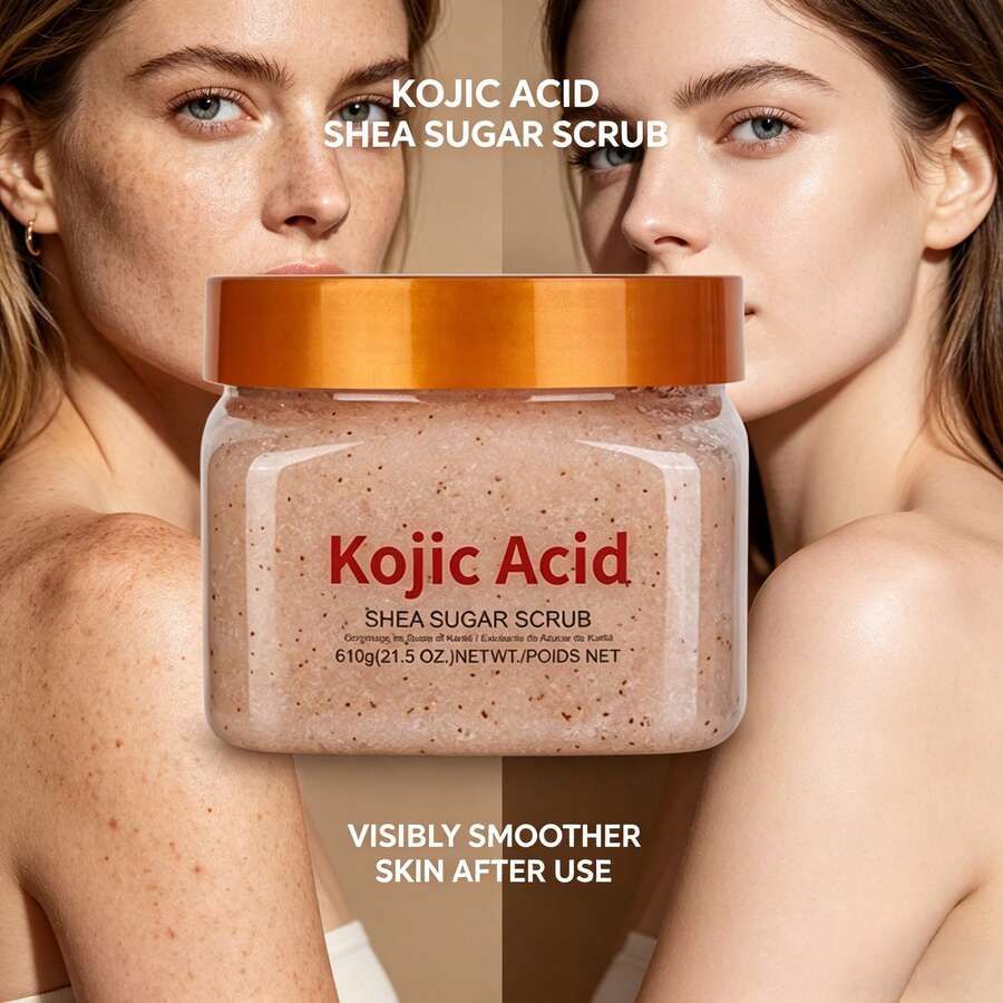 Glycolic Acid Scrub Paste, Dual-Action Glycolic Acid + Exfoliating Particles For Brightening, Improving Rough Texture, Soothing And Repairing, Suitable For All Skin Types Year-Round, Great Gift Item - Other - View 1