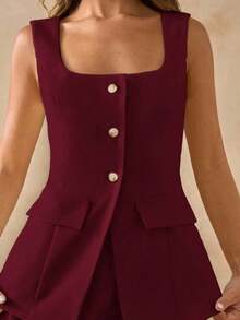 Conjunto de dos piezas para mujer para uso diario - Blanco - Ver 7