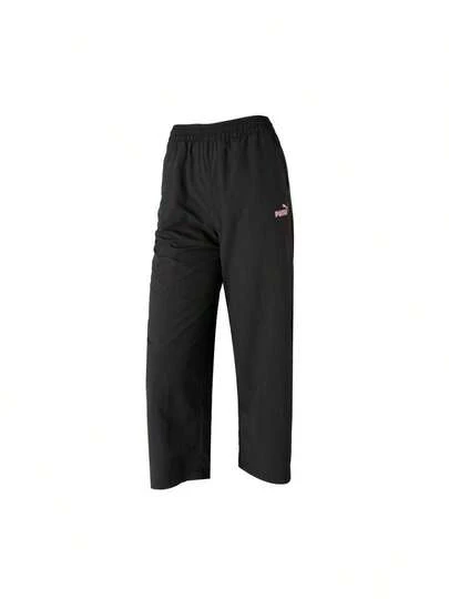 Puma 女士運動長褲 ESS METALLIC 7/8 WV Pants W 防風拒水防曬簡約休閒戶外日常通勤梭織運動長褲 694458-01