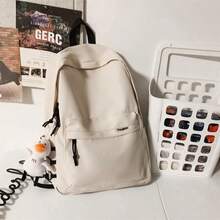 Unisex Large Capacity Laptop Backpack, Lightweight Waterproof Casual Rucksack, Minimalist Design Suitable For High School, College Students, Outdoor Travel - Backpack - View 8