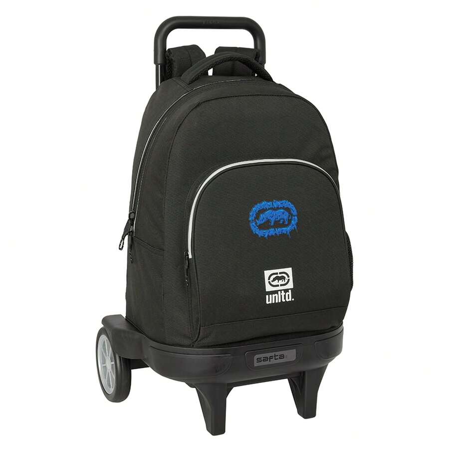 Safta | Ecko Unltd Compact Evolution 大號帶輪書包,可拆卸可水洗,2 個大號拉鍊隔層,內置收納袋,灰色和黑色 - 免費送貨 ✅ 24/48 小時送達西班牙半島 - 選項 6 - 查看 1