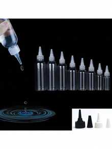 1/3/5/7/10/12pcs Squeeze Plastic Bottles, Squeezable Plastic Bottles, Wash Bottles, Empty Liquid Packaging Containers, 50ml Or 100ml, Cosmetic Mini Dispenser Bottles, Beauty Salon Essential Small Plastic Bottles, Lotion Bottles, Travel Mini Dispenser Containers - Multicolor - View 8