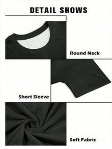 Women T-Shirts - Black - View 5