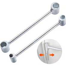 1 chiếc cờ lê điều chỉnh bản lề cửa thương mại tiêu chuẩn, 0,55-0,7 inch, dụng cụ uốn bản lề chịu lực cao. - Cờ lê điều chỉnh khe hở cửa, cỡ nhỏ - 1 chiếc - Xem 2