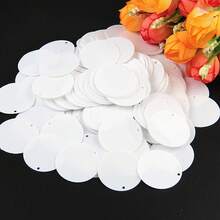 AB White & White Loose Sequin 3mm-30mm PVC Cup Flat Round Sequins Paillette For DIY Sewing Embroidery Wedding Jewelry Making Creative Projects Crafts Decoration - 20 Grams - View 26