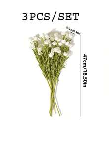 1/3/6pcs Artificial Mini Rose Bouquet, Realistic DIY Foam Flower Decoration, Suitable For Valentine's Day Gift, Wedding Bouquet/Centerpiece, Outdoor Party Backdrop, Indoor/Tabletop, Garden/Potted Plant Decoration, Birthday Graduation Gift, Etc. - White - View 8