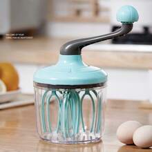 Manual Hand Mixer, Hand-Cranked Whisk For Whipping Egg Whites, Cream, Batter, Large Capacity Multi-Function Mixer, Ideal For Baking - Multicolor - View 7