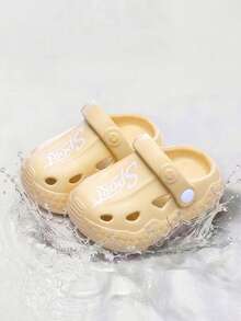 1 Pair Kids' Summer Soft Bottom Cartoon Cute Breathable Sandals, Suitable For Home & Outdoor Activities - Kuning - View 4