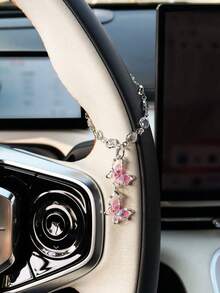 Colgante de cadena para colgar en el coche con diseño de mariposa - A - Ver 6