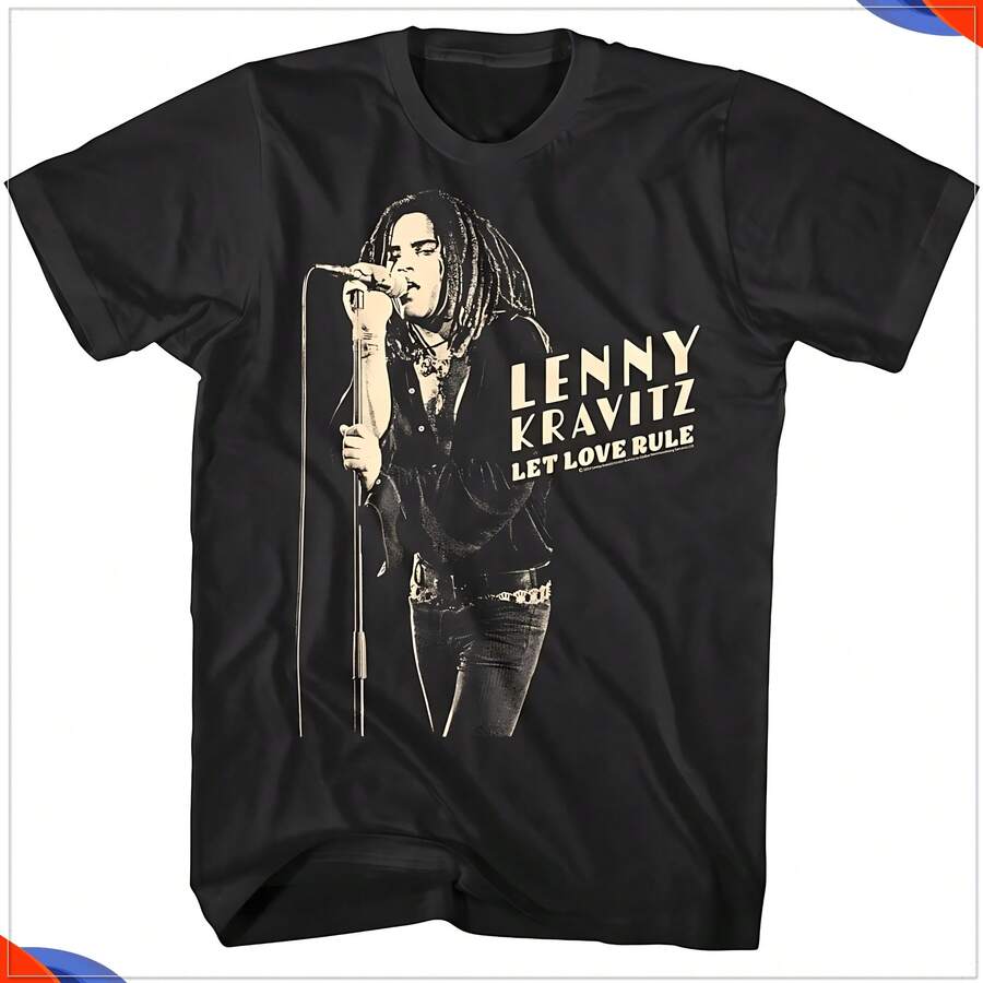 Lenny Ktz Love Rule T Shirt - Black - View 1