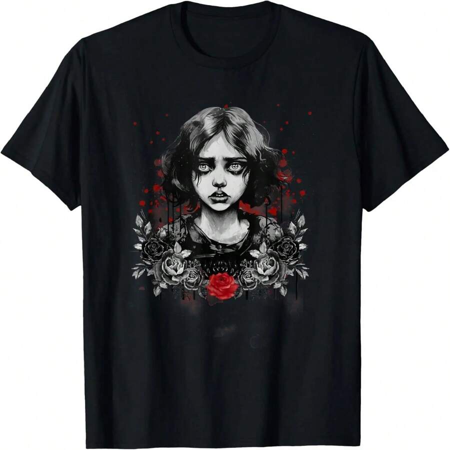 Women T-Shirts - Black - View 1