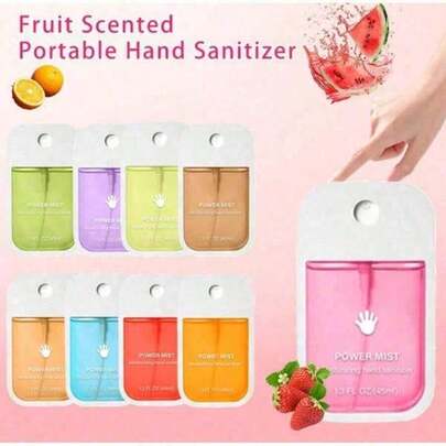 1PCS/6PCS Scented Hand Sanitizer Spray With Vanilla, Lavender, And Aloe For Home Use, Portable Cleaning And Disinfecting Hand Sanitizer. Essential Travel Protection Kit, Must-Have For Travel Disinfection. Suncream Applicator Holiday Essentials