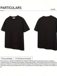 Men's And Unisex 100% Cotton Watermelon Slice T-Shirt - Soft And Breathable, Short-Sleeved For Summer, With A Watermelon Patch Design, Lightweight And Casual Style, Suitable For Outdoor Activities, Picnics, And Barbecues - Matching Family Set, Machine Washable. Elegant Party Outfit, Stylish Ladies' T-Shirt, Blouses Suitable For Curvy Women, Prom Skirts, Casual Wear. Adorable Animal Print, Fun Letter Print, Versatile With Streetwear. - 黑色 - 查看 2