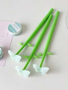 1 chiếc bút bi hình bướm, bút lắc giảm căng thẳng, bút viết trung tính dành cho học sinh, bút mực nước đen 0.5mm, bút ký tên, thích hợp làm quà tặng cho bạn thân. - Nhiều màu - Xem 15