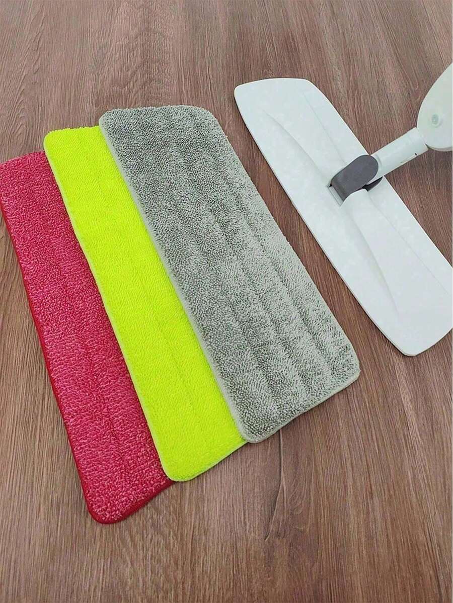 1pc/2pcs/3pcs Mop Cloth, Hands-Free Flat Mop, Slouchy Mop For Home Hardwood Floors, Suitable For Kitchen, Dining Room, Hotel, Easy To Use - Mop Cloth - View 1