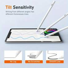 90mAh Capacity Capacitive Touch Screen Stylus Pen, Fast Charging, High Precision Sensitivity, Compatible With IOS/Android/ Smartphones And Tablets - Suitable For IPad, Galaxy, Kindle, Tablet Accessories - Multicolor - View 8