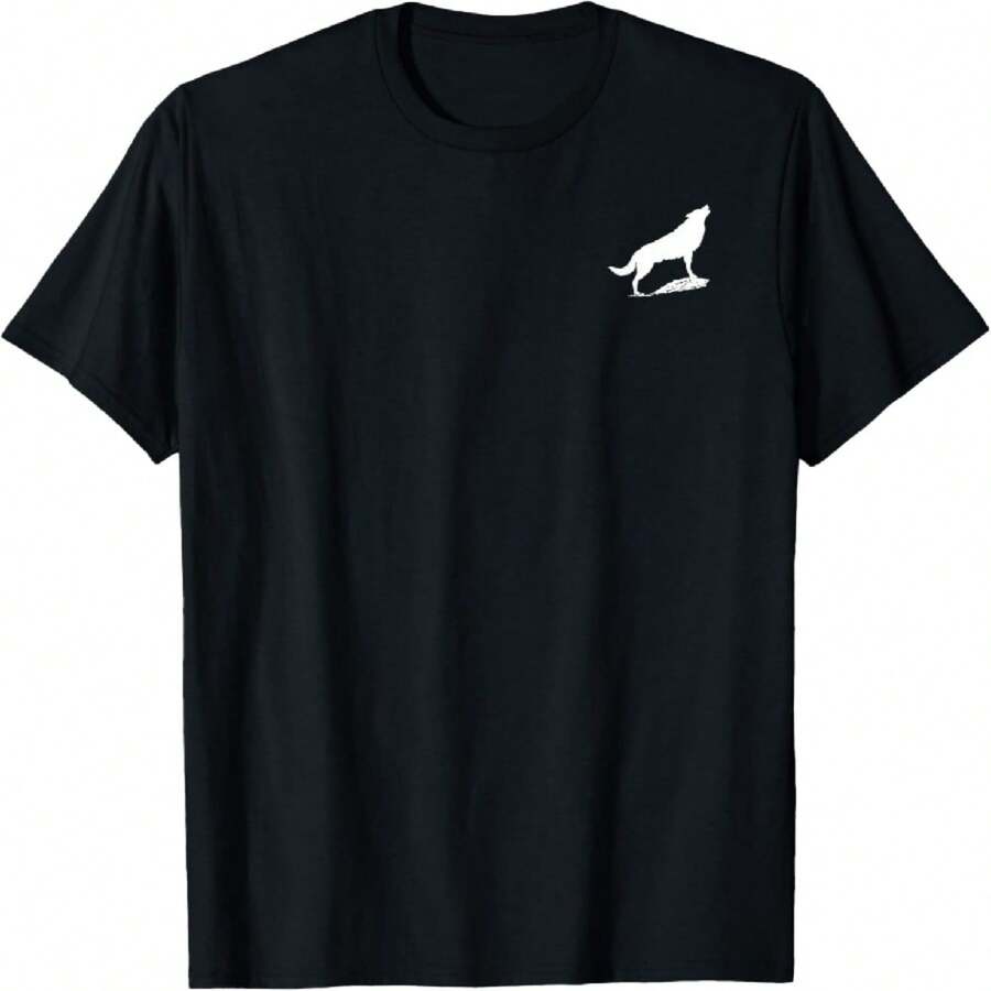 Wolf pocket-style Emblem - Negro - Ver 1