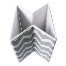 DII Cajas de almacenamiento de tela para guardería oficinas y organización del hogar 11" - 1 1 - Gris - Ver 3