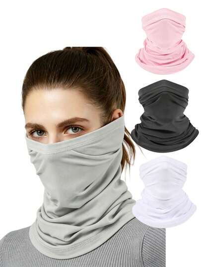 1pc Breathable Moisture-Wicking Neck Gaiter, Multifunctional Sun Protection Scarf, Suitable For Outdoor Activities Like Cycling, Skiing, Hiking, Climbing, Fishing