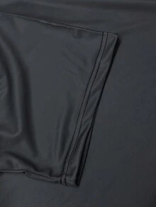 Camiseta de estilo streetwear japonés, cyberpunk, retro del milenio, techwear, cómic, anime, 100% algodón - Negro - Ver 4