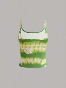 Camiseta de tirantes con estampado de leopardo, estilo casual y elegante para la moda callejera, adecuada para el uso diario en verano - Multicolor - Ver 2
