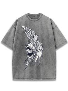 New 2026 Model, 100% Washed Cotton, Urban Casual Style, Suitable For Parties Or Festivals, Soft And Breathable Fabric, Modern Print Design, Unisex, Lightweight And Comfortable To Wear, Vintage Fashion Design. - 黑色 - 查看 6
