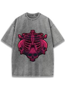 New 2026 Model, 100% Washed Cotton, Urban Casual Style, Suitable For Parties Or Festivals, Soft And Breathable Fabric, Modern Print Design, Unisex, Lightweight And Comfortable To Wear, Vintage Fashion Design. - 黑色 - 查看 7