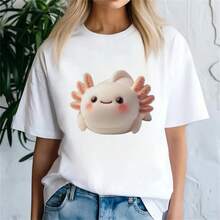 Camiseta popular de axolotl 2026 - Blanco - Ver 7