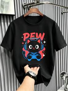 T-Shirts Hommes - Noir - Voir 1