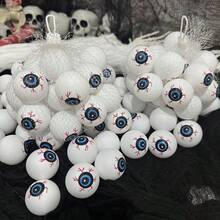 10pcs/ Glowing Halloween Decorative Eyeballs, Suitable As Halloween Party Favors, Game Prizes, Candy Party Decorations, And School Gifts. Also Suitable For Interior Decoration, Crafts, Car DIY Decorations, Collectibles, And Practical Party Gifts. - Halloween Glow-in-the-dark Eyeballs - View 7