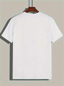 Símbolo central que representa la ambición y la fuerza interior con letras amplias que evocan confianza y elegancia perfecta para expresar perseverancia y actitud moderna camiseta de mujer casual blanca cómoda - Blanco - Ver 2