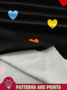 Camiseta sin mangas con escote en V con estampado de corazones en todo el diseño, de estilo minimalista y casual, ajustada para mujer, adecuada para el verano - Blanco - Ver 3