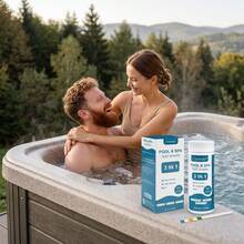 Crystals 450PCS Hot Tub Test Strips 3 In 1 Pool Spa Chlorine Water Testing Kit Dip Strips - View 5