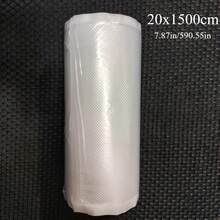1500cm (590.55in) 超長食品包裝袋捲 - PE+PA 材質，真空密封袋可優化廚房儲存與保鮮，適合魚類、鮭魚、肉類、水果與蔬菜，真空密封 | 廚房必需品 | 耐用 PE+PA 材質 - 彩色 - 查看 13