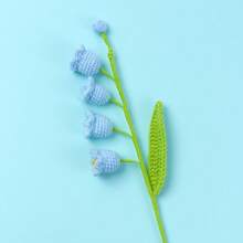 1 peça Flor de Lírio do Vale em Croché Feita à Mão - Perfeita para Presentes de Aniversário, Dia dos Namorados e Ação de Graças | Decoração de Casa Flor Artificial em Croché Decoração de Flor em Croché - solteiro - Ver 6